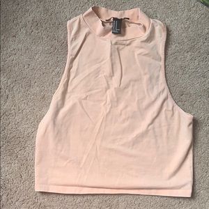 Pale pink forever 21 crop top